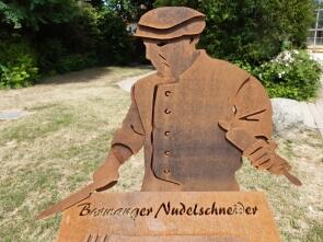 Der „Berwanger Nudelschneider“ aus rostigem Stahl