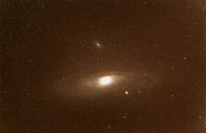 erste gestackte Aufnahme von M31 von Malte Janßen