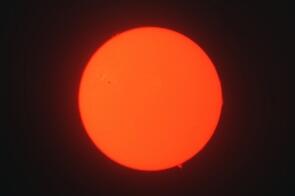 schöne Sonnenprotuberanzen am 25.09.20011 im h-alpha Licht