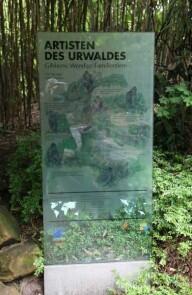Artisten des Urwaldes, Glasschilder für den Zoo Hannover