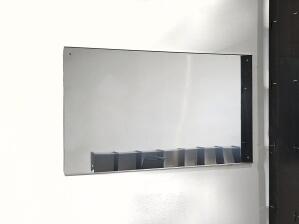 Edelstahl Magnet Pinnwand aus Spigelblech