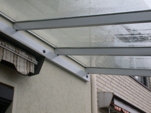 Terrassenüberdachung aus Aluminium