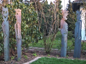Gartenskulpturen aus Stahl plasmagetrennt