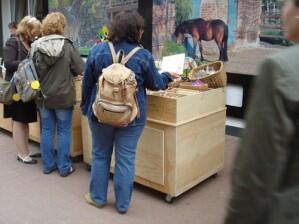 Verkaufstheken für einen Shop im Zoo Hannover