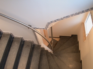 Treppenhandlauf aus Edelstahl