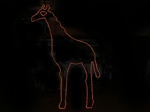 Lichtschlauch Giraffe