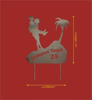 Gelaserte Stahlskulptur nach Kundenentwurf