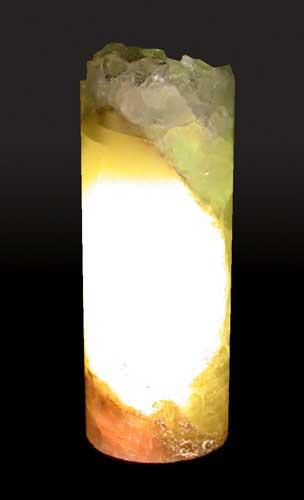 Kleine Salzleuchte mit LED´s