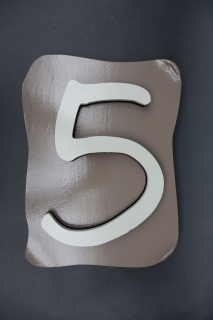 Geschmiedete Hausnummer 5