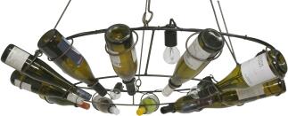 Luce Vinum 1 - ovaler Weinflaschen Leuchter