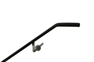 Handlauf aus Stahl mit PVC Überzug