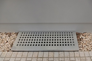 Lichtschachtabdeckung aus 4 mm Edelstahl