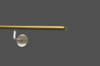 Handlauf mit goldfarbener PVC Ummantelung