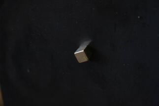 vernickelter Würfel Magnet für Ihre Metall Pinnwand, ein 10er Pack Magnete