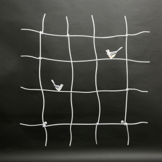 Rankgitter (quadratisch) aus feuerverzinktem Stahl