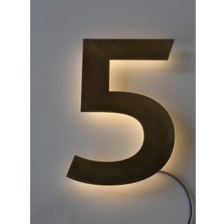 LED Hausnummer 5