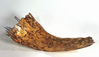 Schale aus Messing und Eisendraht