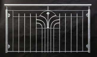 franz. Balkon aus Stahl feuerverzinkt