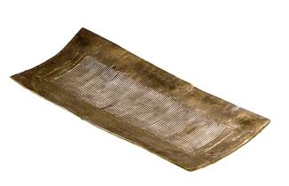 Schale aus massiver Bronze gegossen