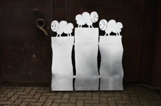 plasmagetrennte Mülltonnenverkleidung aus feuerverzinktem Stahl