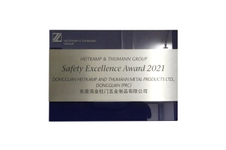 Safety Excellence Award 2021