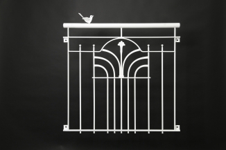 Franz. Balkon, feuerverzinkt und weiß lackiert