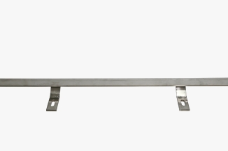 Bodenschiene aus 5mm Edelstahl für eine Garageneinfahrt