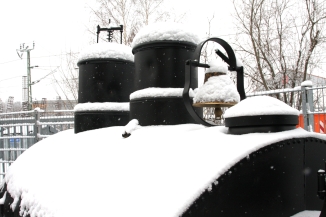 11.02.10 Schlechtwetter macht der Lok nichts aus
