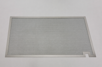 Lellerschachtabdeckung mit einer Edelstahl Gaze