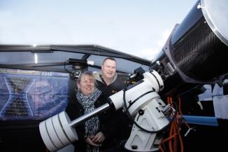 Nach mehreren Anläufen hat es nun heute endlich geklappt. Familie Dr. Andreas zu Gast in unserer