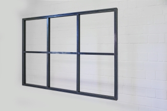 Fenster im Fabrik Look