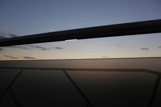 Balkongeländer aus Edelstahl und Glas