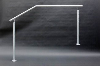 Treppengeländer aus verzinktem Stahl