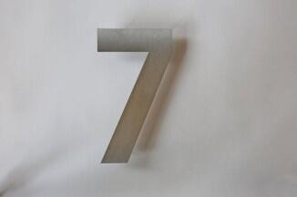 Hausnummer Edelstahl