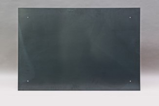 Magnet Pinnwand aus Zunderstahl, sichtbar geschraubt