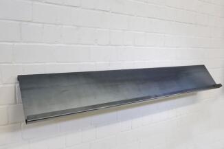 2 Meter breiter Prospekthalter aus 3 mm Stahl