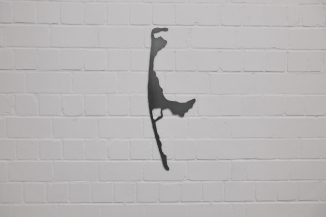 Sylt Silhouette aus 3 mm Stahlblech gelasert