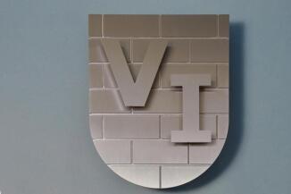 Wappen aus Edelstahl