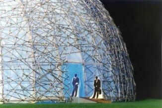 Zeitdome Weimar, Architektur Modell für eine Kunstausstellung