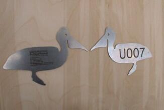 Schlüsselanhänger für die Gästeresidenz Pelikan Viertel