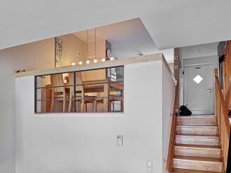 Innenraum Geländer aus lackiertem Flachstahl