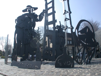 Nachtwächterskulpturen in Oberhausen Holten - 2001