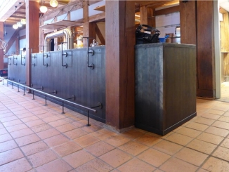 Tresenverkleidung aus Stahl