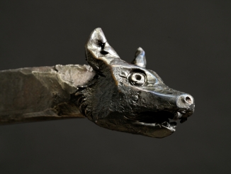 geschmiedeter Wolf Kopf