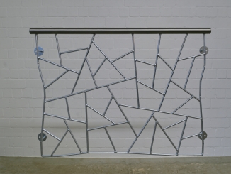 franz. Balkon mit Schmitz Struktur und Edelstahl Handlauf