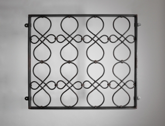 Fenstergitter aus 8 mm Rundstahl