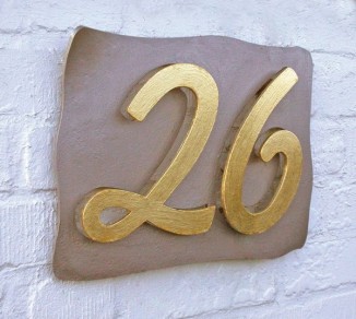 Geschmiedete Hausnummer