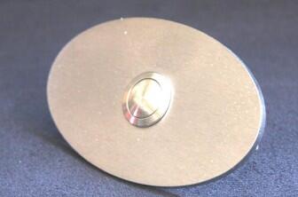 Lasergraviertes Klingelschild - Ovale Form