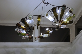 weinflaschen leuchter