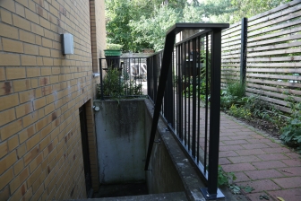 Geländer für einen Kellerabgang